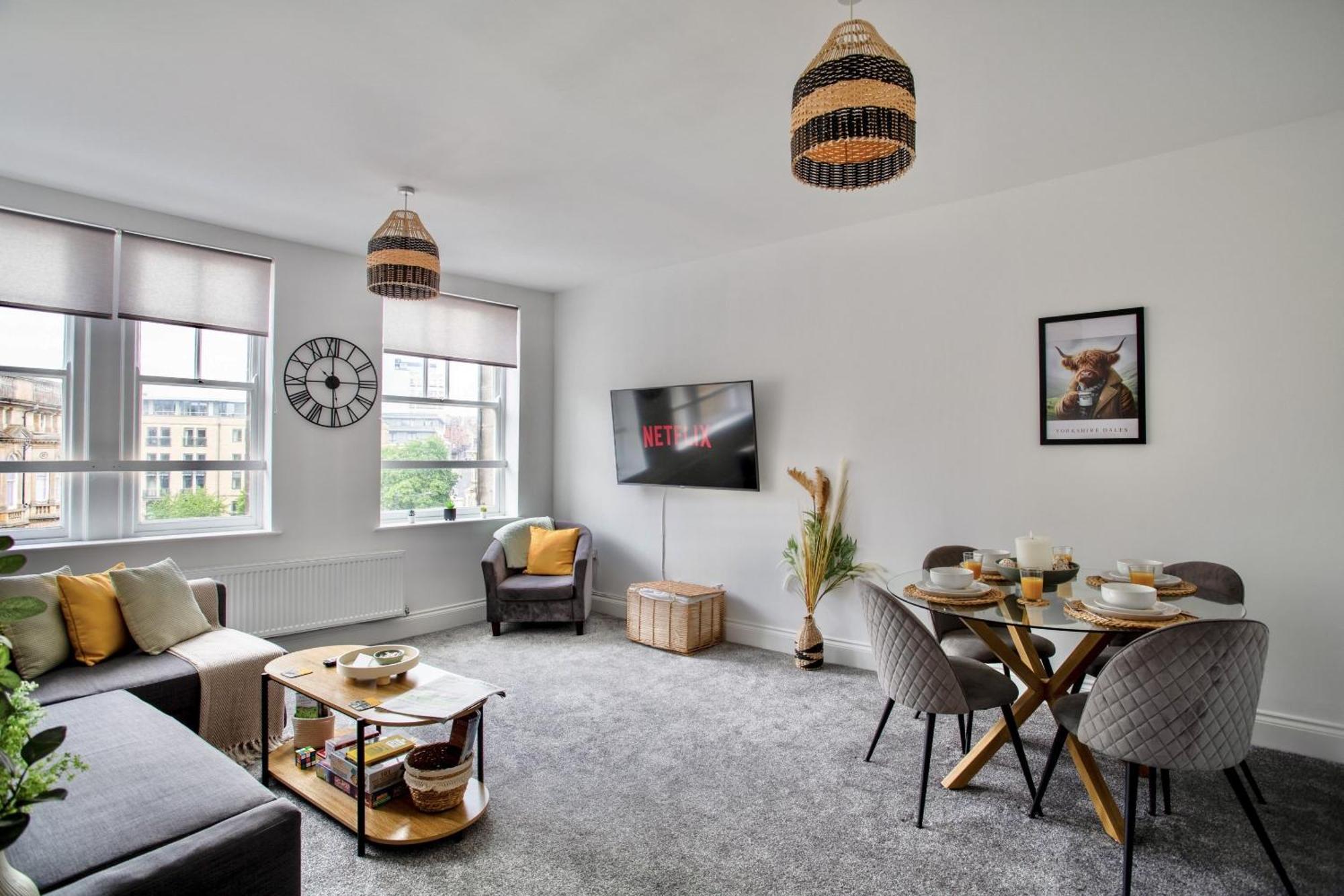 The Yorkshire Crown - Luxury Apartment - Free Parking Nearby Харогейт Екстериор снимка